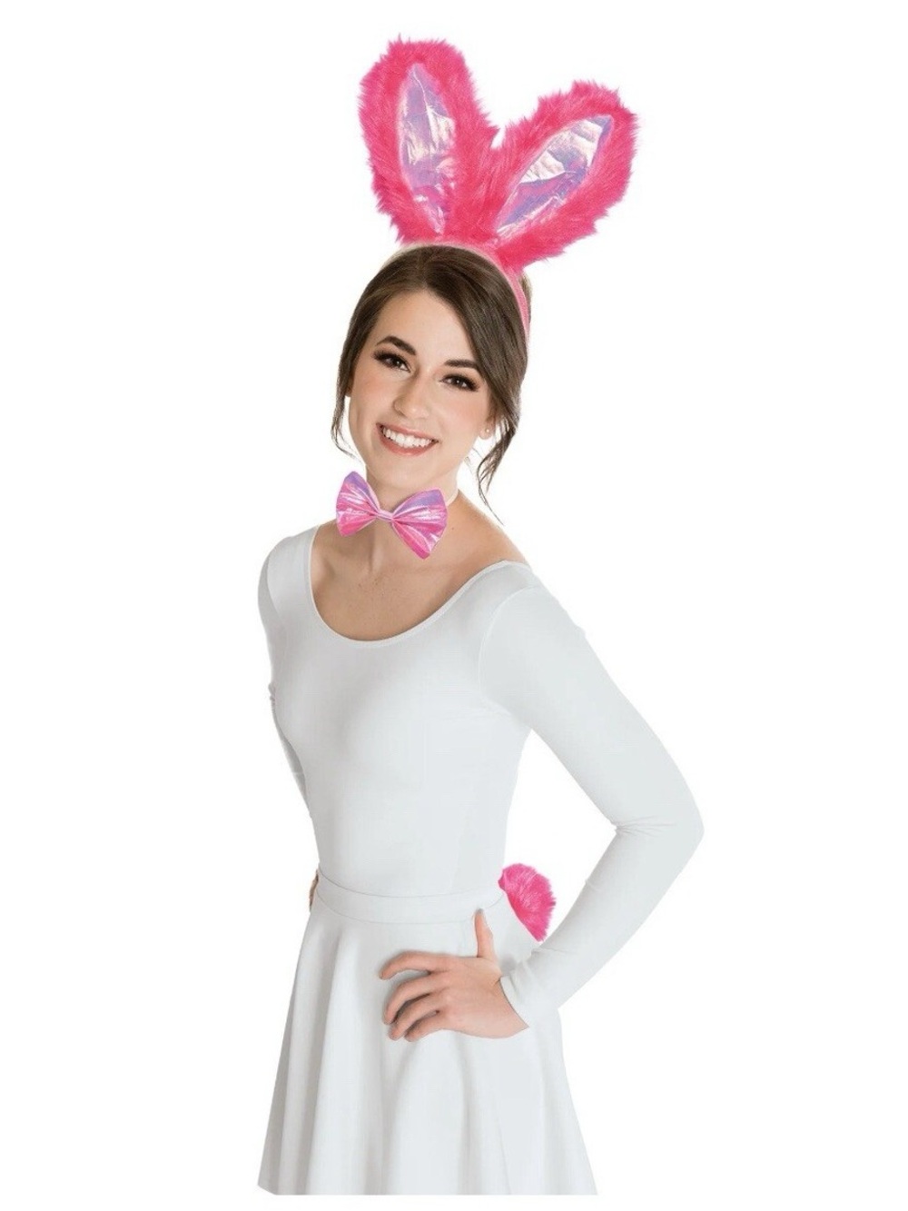 🎃 Way to Celebrate 3-Piece Pink Bunny Costume Kit - NEW 3 for $15 🎃